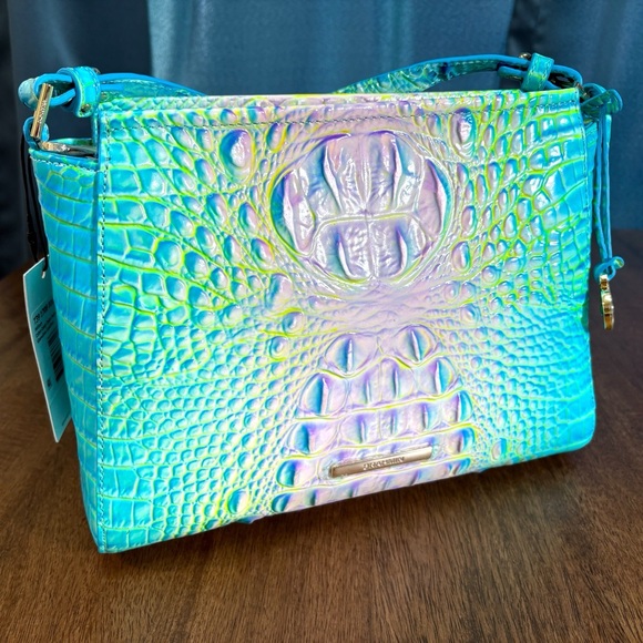 Brahmin NWT Hillary - Cotton Candy Ombré - 2 Perfect EYES both sides! - Picture 2 of 14